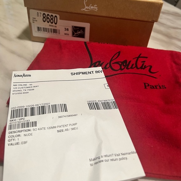 So Kate 120MM Patent Pump 8B/38EU NUDE - Picture 7 of 9